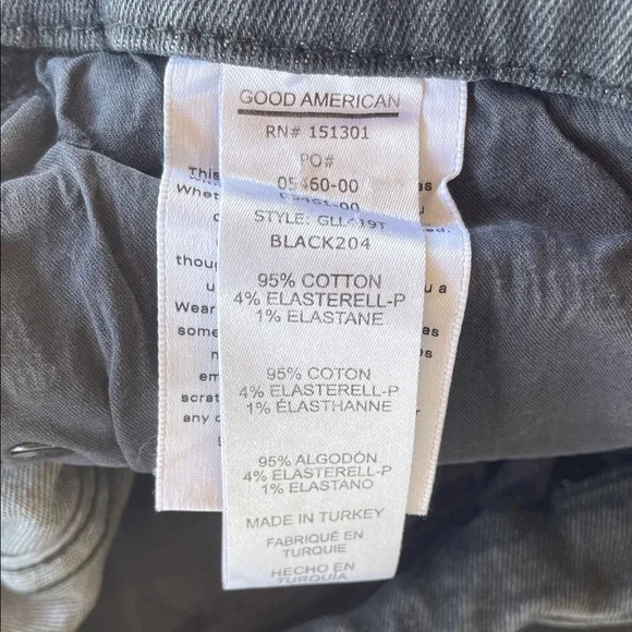 Good American Dark Gray Skinny Jeans - Picture 4 of 4